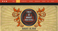 Desktop Screenshot of hotaugustmusicfestival.com