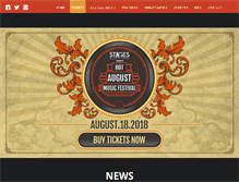 Tablet Screenshot of hotaugustmusicfestival.com